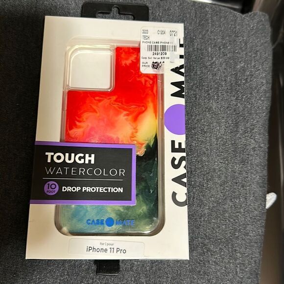 Case-mate watercolor rainbow phone case iPhone 11 Pro new - Picture 1 of 3